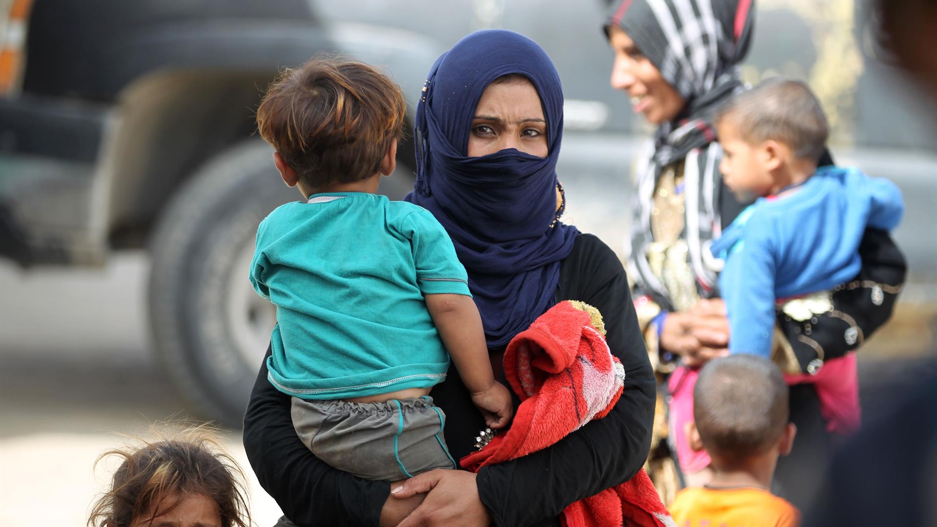 Rifugiati migranti donne bambini