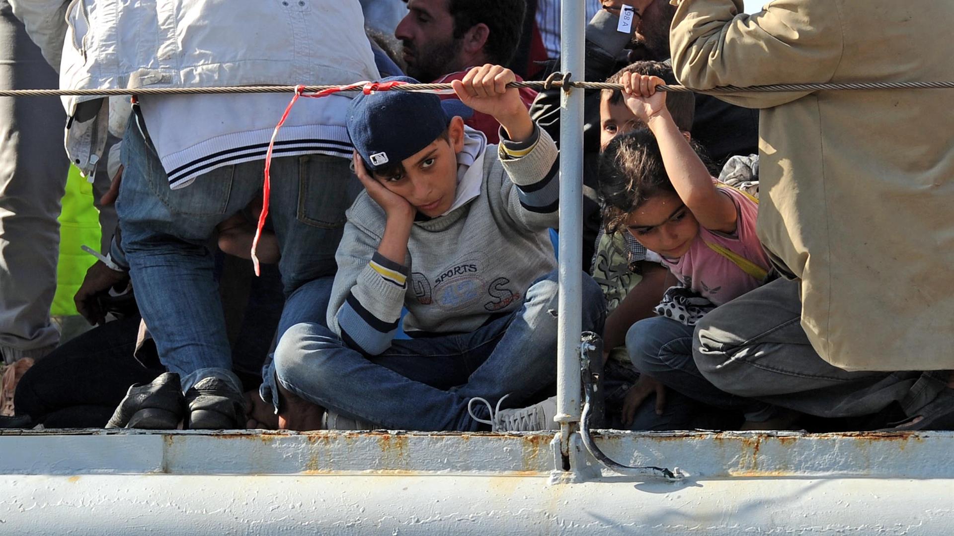 Minori Stranieri Non Accompagnati GIOVANNI ISOLINO:AFP:Getty Images