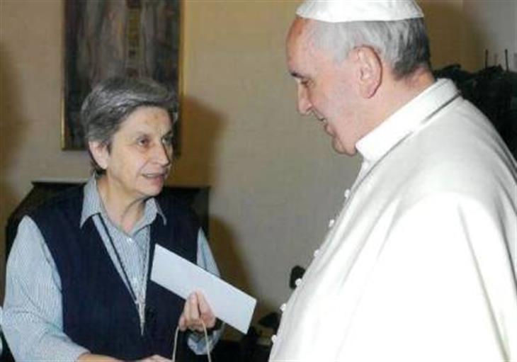 Suor Rita Giaretta Con Papa Francesco