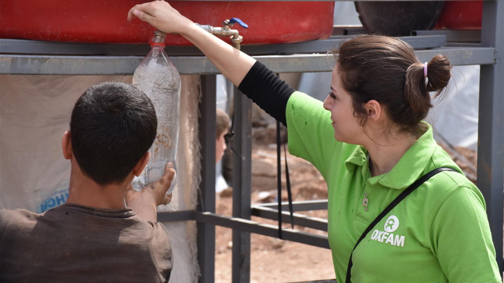 Campo Profughi Di Herjalleh A Sud Di Damasco Oxfam Al Lavoro Per Portare Acqua Pulita A 14 Mila Sfollati Della Ghouta Orientale Credit Dania Kareh Oxfam 