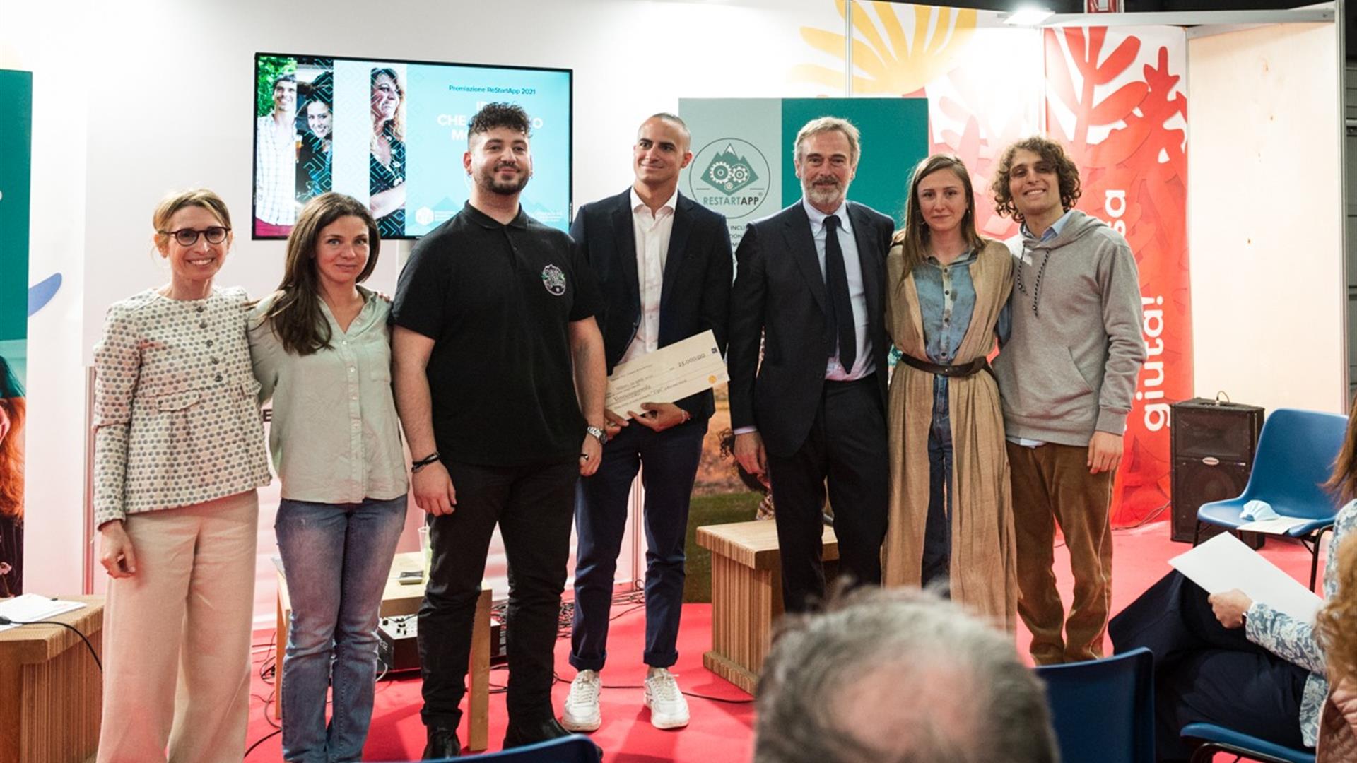 Premiazione Re Start App 2021 Vincitori Con Francesca Campora E Alessandro Garrone