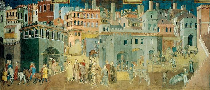Lorenzetti Ambrogio Effeti Del Buon Governo In Cittc3a0