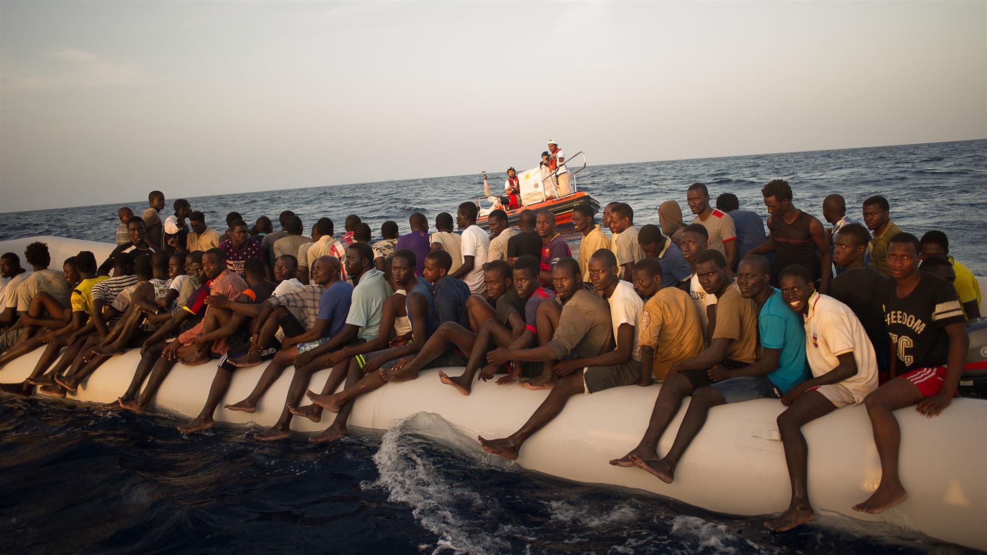 Migrants Mediterranean Sea MSF