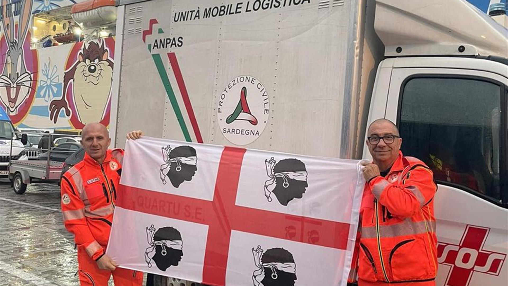 Volontari Anpas Sardegna In Partenza Per Forlì