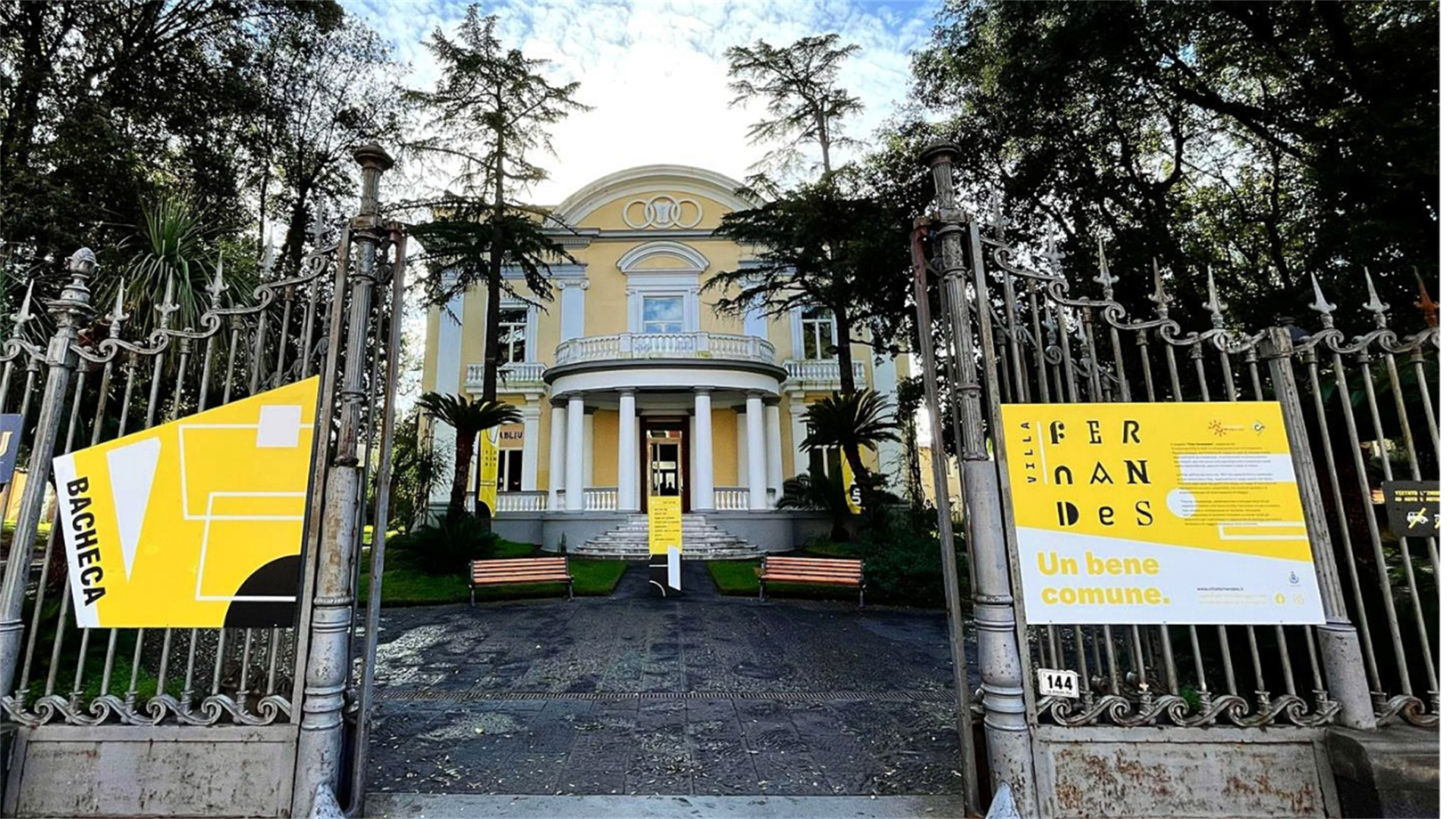 Villa Fernandes Bene Confiscato Valorizzato A Portici Con Il Sostegno Della Fondazione Con Il Sud