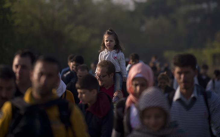 Migranti NIKOLAY DOYCHINOV:AFP:Getty Images