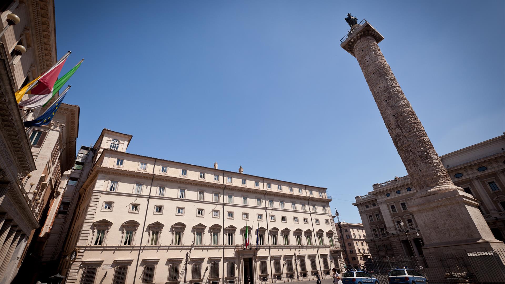 Palazzo Chigi Roma (Wikipedia)